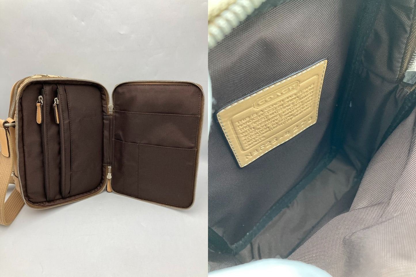 COACH コーチ シグネチャー クロスボディ ショルダーバッグ 4270 中古 D4