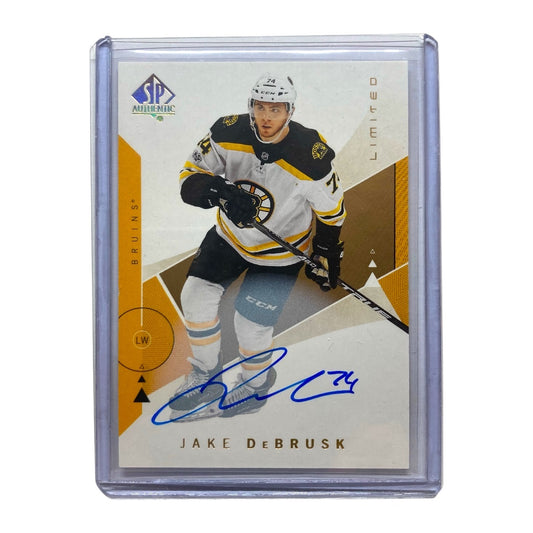 UPPER DECK NHLカード SP AUTHENTIC JAKE DEBRUSK BRUINS #27 中古 IT2