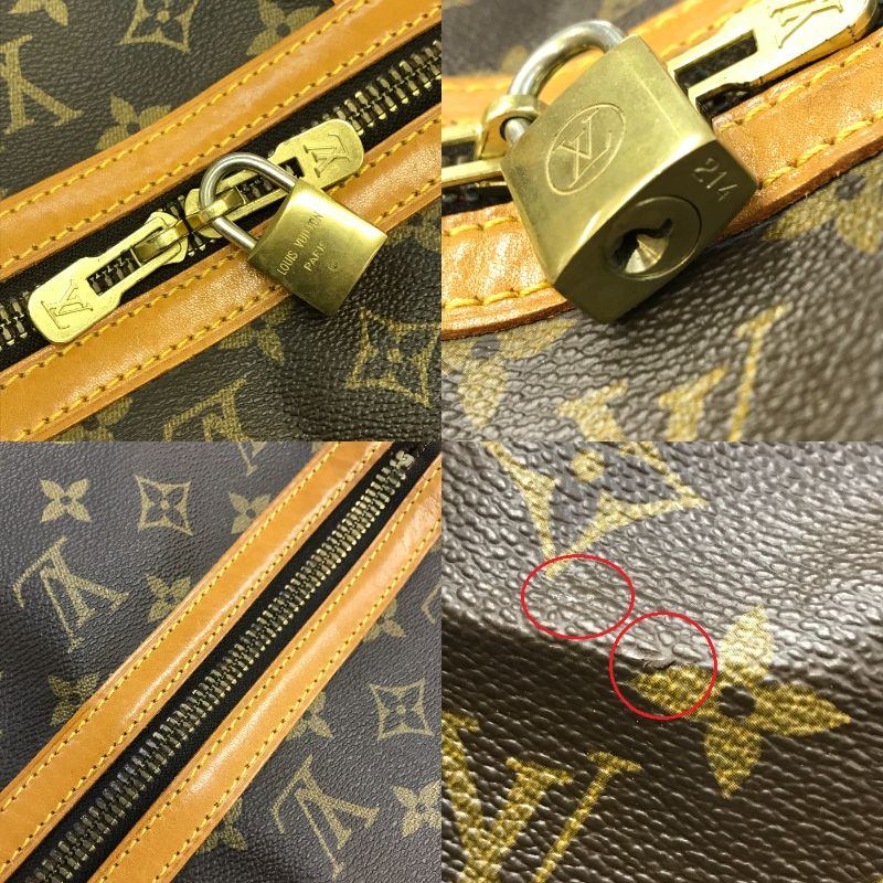 LOUIS VUITTON ルイヴィトン モノグラム サック・スープル 55 ボストンバッグ ユニセックス 旅行鞄 廃番 ブラウン M41622 中古 T1