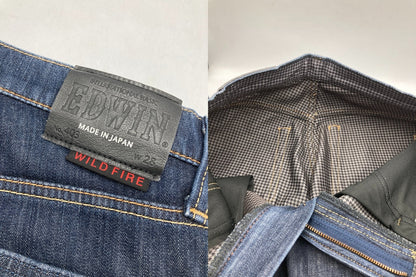 EDWIN エドウィン WILD FIRE ワイルドファイア 403W デニムパンツ サイズ28 中古 D4