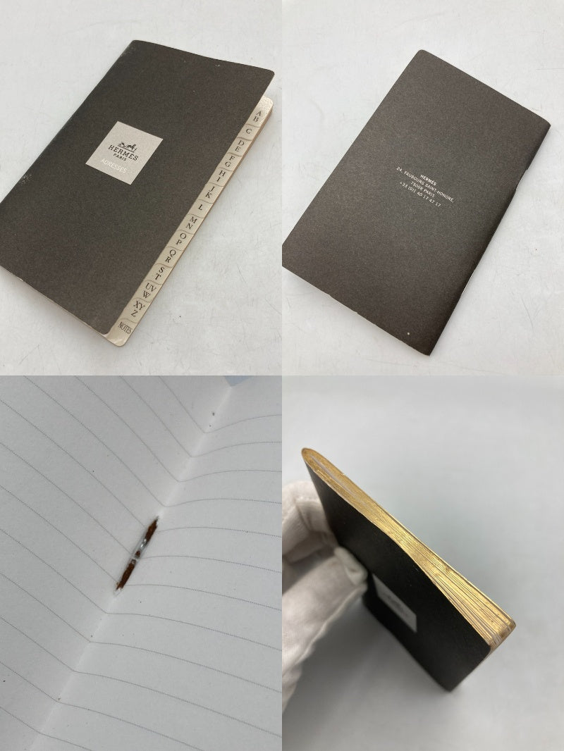 HERMES エルメス アジャンダGM 手帳カバー 中古 D4