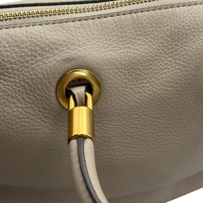 MARC BY MARC JACOBS マーク バイ マーク ジェイコブス レザー ショルダーバッグ ベージュ ハンドバッグ 2WAY 斜め掛け 肩掛け 鞄 ブランド 中古 W４