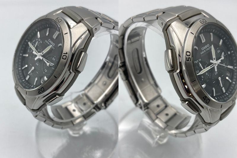 CASIO カシオ WAVE CEPTOR ウェーブセプター タフソーラー MULTIBAND6 腕時計 WVQ-M410DE-2A2JF 中古 D4