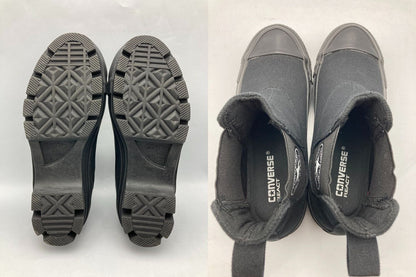 CONVERSE コンバース オールスター100  サイドゴア チャンク ハイ 1SC793 24.5cm 中古 D4