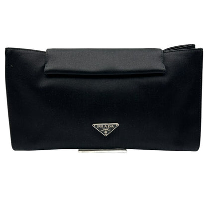 PRADA プラダ MV457 クラッチバッグ ポーチ レディース ブランド 小物入れ 小さめ ブラック 中古 W４