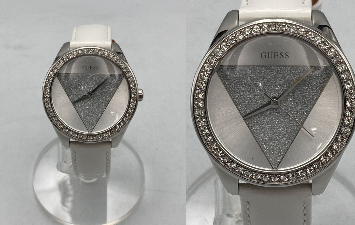 GUESS ゲス tri glitz クオーツ アナログ腕時計 W0884L2 レディース 中古 D4