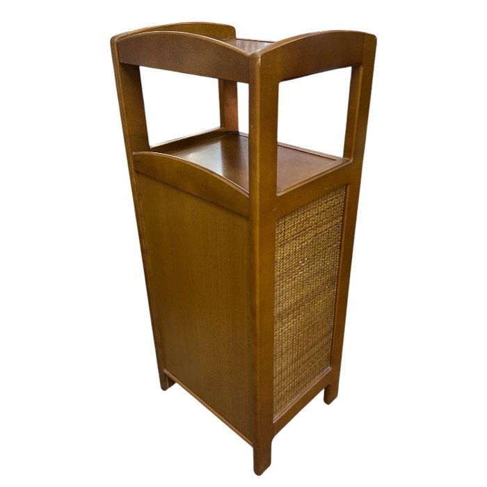 karimoku カリモク 電話台 FAX台 インテリア 家具 収納 木製 中古 W４