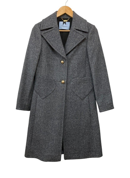 Blumarine ブルマリン ハートポケット チェスターコート サイズ IT42 レディース 中古 D4