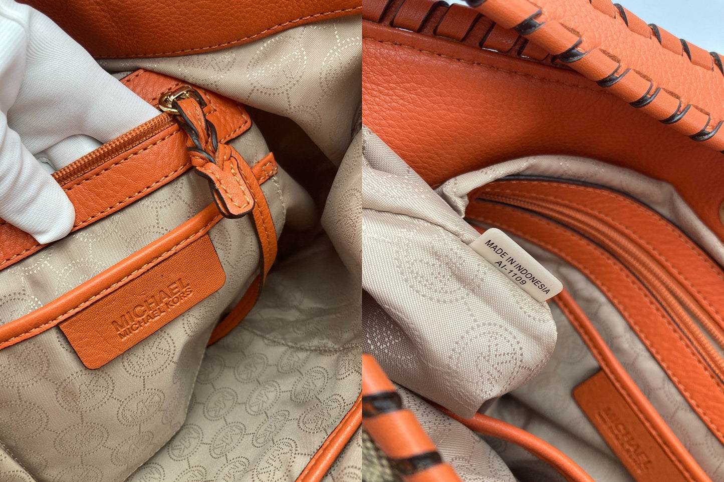 MICHAEL KORS マイケルコース タッセル ワンショルダーバッグ 中古 D4