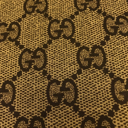 GUCCI グッチ テクニカル ジャージースカート レディース 秋冬 ロング GG柄 プリーツ ブラウン XXS ブランド 総柄 かわいい ウエスト紐 中古 KW1