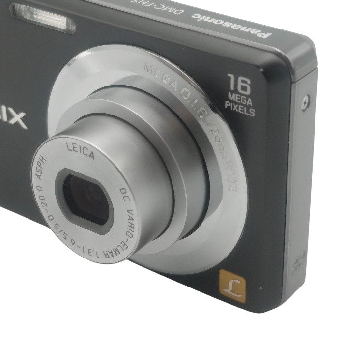 Panasonic パナソニック LUMIX 光学ズーム4倍 1610万画素 デジタルカメラ DMC-FH5-K 中古 H4