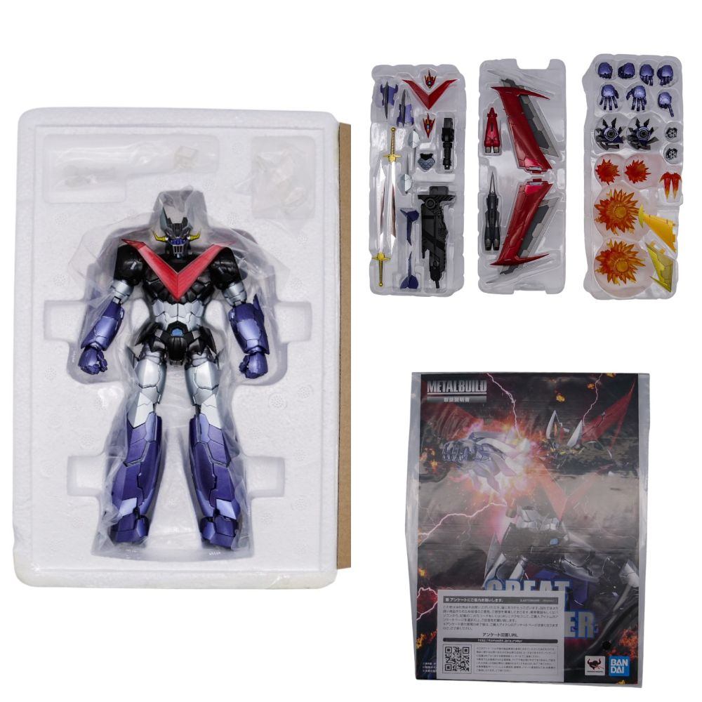 BANDAI SPIRITS METAL BUILD グレートマジンガー 約200mm ABS&PVC&ダイキャスト製 塗装済み可動フィギュア 中古 a1