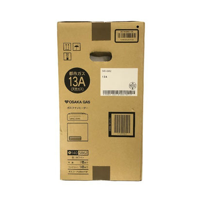 大阪ガス ガスファンヒーター ホワイト 都市ガス用 木造～7畳/コンクリート～9畳 140-5862-13A 中古 T1