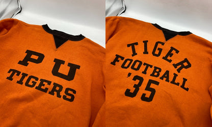 FREEWHEELERS フリーホイーラーズ PU TIGERS プリント スウェット サイズ38 メンズ 中古 D4