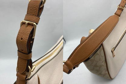 COACH コーチ シグネチャー ローリー ショルダーバッグ C2855 中古 D4