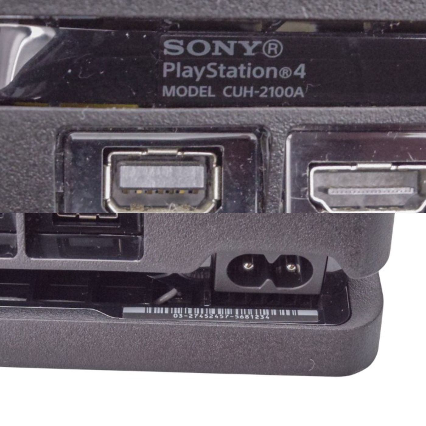 SONY SIE PlayStation4 プレイステーション4 本体 ジェット・ブラック 500GB HDR スロットイン CUH-2100AB01 中古 a1