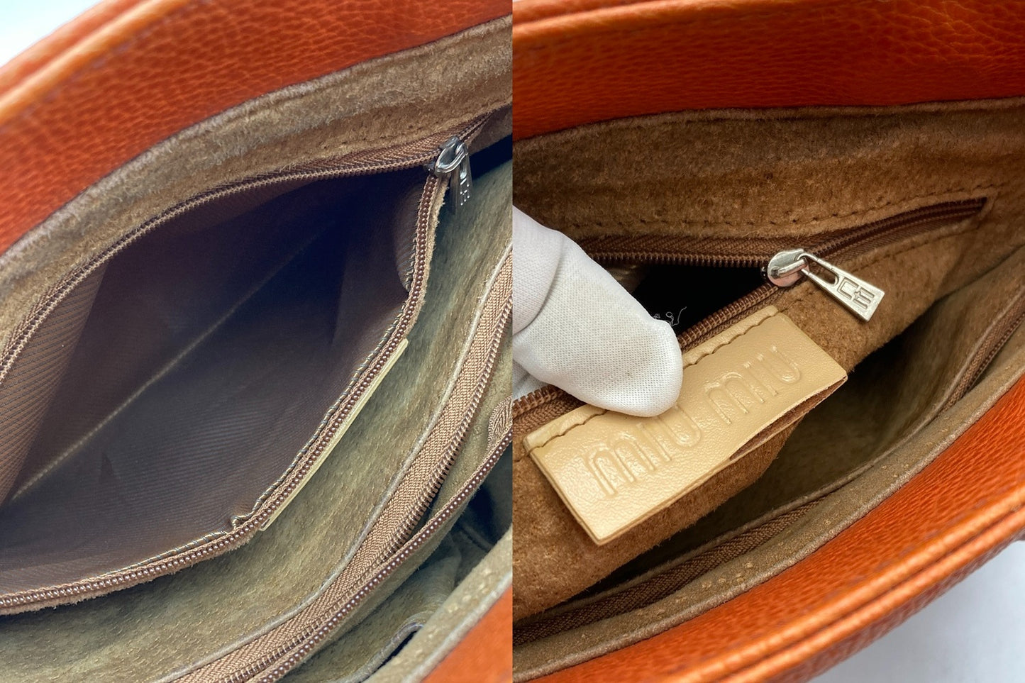 miu miu ミュウミュウ レザーハンドバッグ レディース 中古 D4