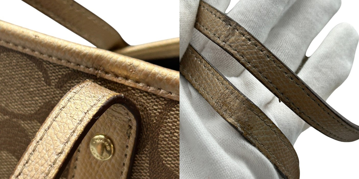 COACH コーチ トートバッグ F36126 鞄 ブランド レディース A4 大きい 通勤 中古 W４