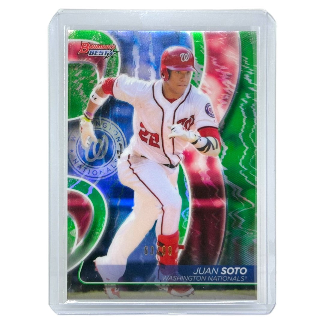 TOPPS MLBカード BOWMAN'S BEST JUAN SOTO WASHINGTON NATIONALS /99 #37 中古 IT1