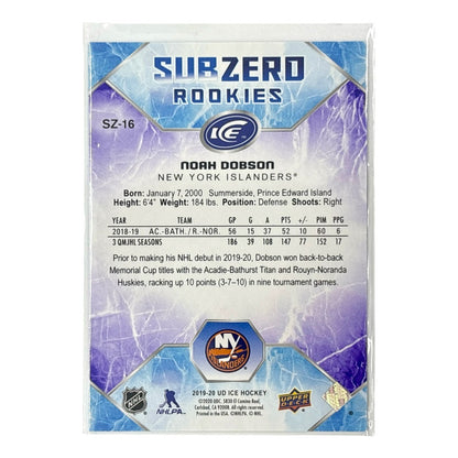 UPPER DECK NHLカード ICE NOAH DOBSON ISLANDERS 526/999 #SZ-16 中古 IT1