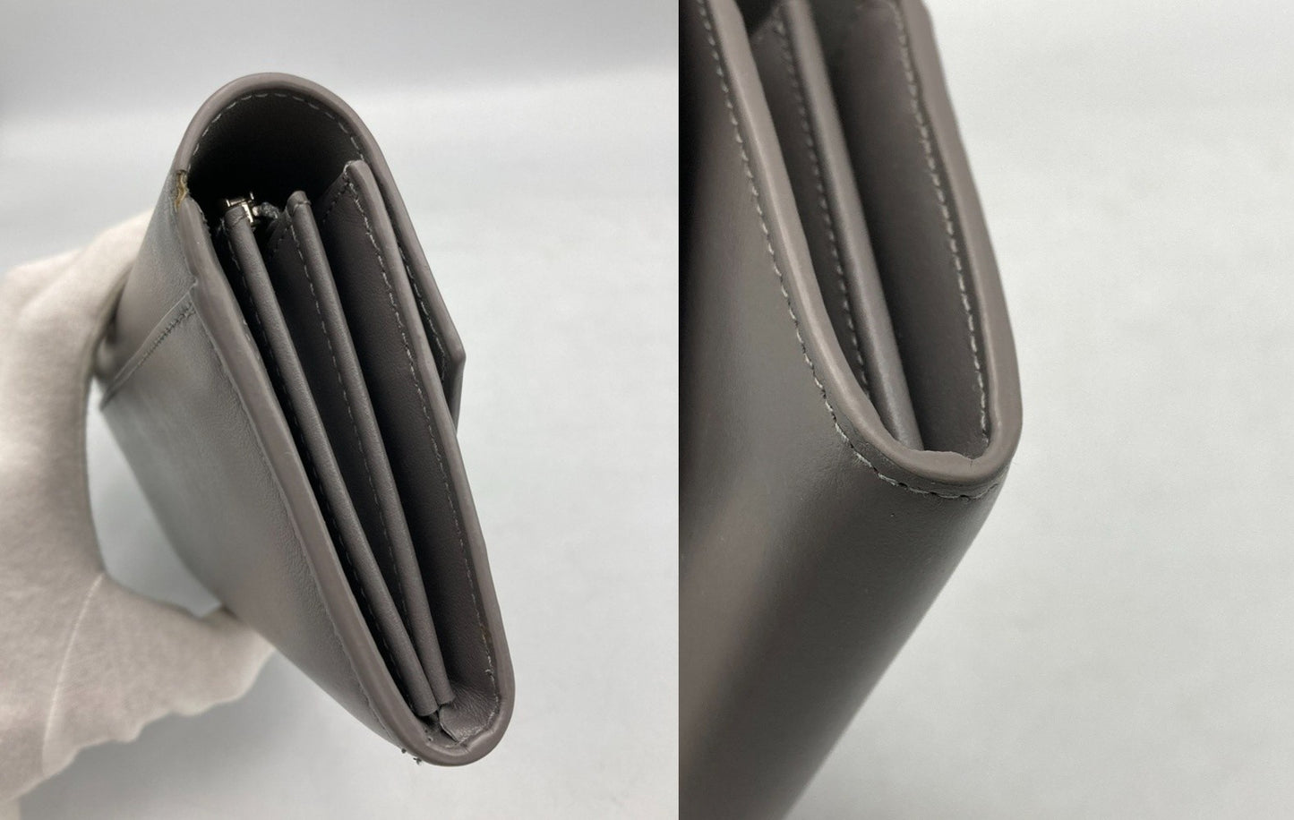 BALENCIAGA バレンシアガ Envelope エンベロープ スリム コンチネンタルウォレット 736732 長財布 中古 D4