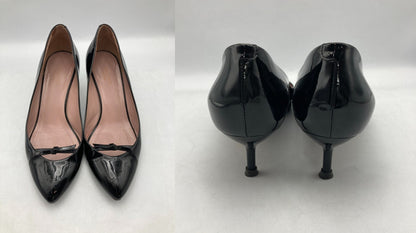 GUCCI グッチ パテントレザー ポインテッドトゥ パンプス 323516 ブラック サイズ35 1/2 レディース 中古 D4