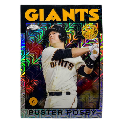 TOPPS MLBカード CHROME BUSTER POSEY SAN FRANCISCO GIANTS #86BC-58 中古 IT2