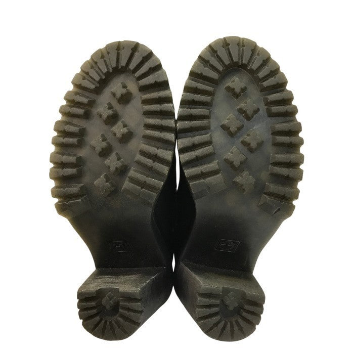 Dr.Martens ドクターマーチン HURSTON サイドゴアブーツ レディース レザー ヒール チェルシーブーツ ブラック UK5 中古 T1
