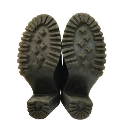 Dr.Martens ドクターマーチン HURSTON サイドゴアブーツ レディース レザー ヒール チェルシーブーツ ブラック UK5 中古 T1