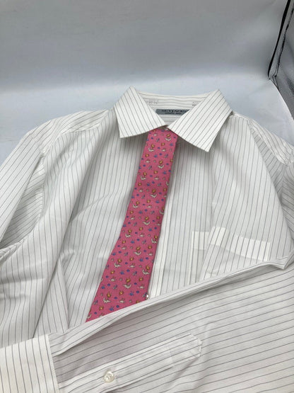 Salvatore Ferragamo サルヴァトーレフェラガモ アニマル ワニ柄 ネクタイ シルク100％ 中古 D4