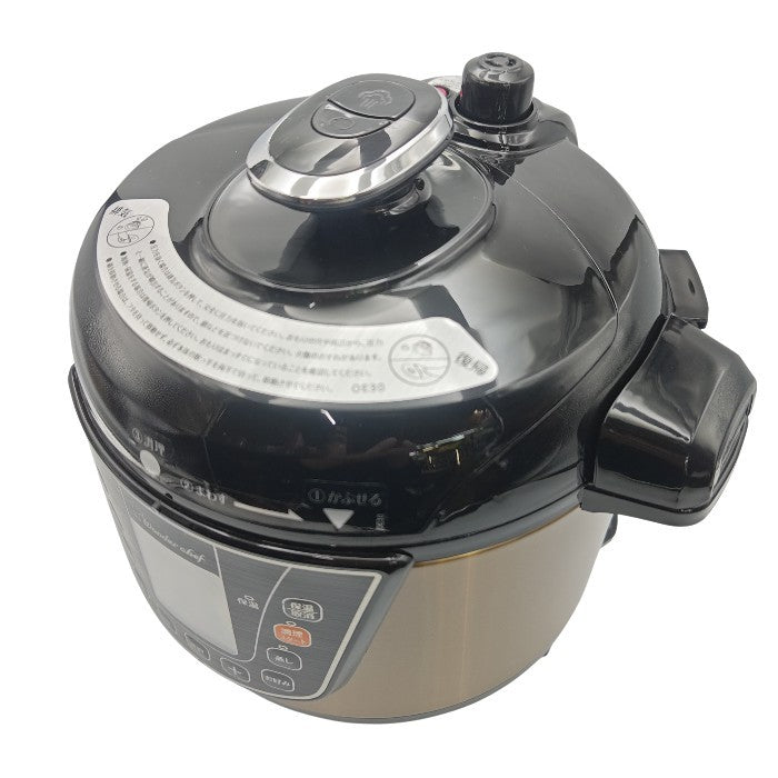 Wonder chef ワンダーシェフ e-wonder 家庭用 マイコン電気圧力鍋 3.0L 楽ポン 310095 (OEDC30) 中古 H4