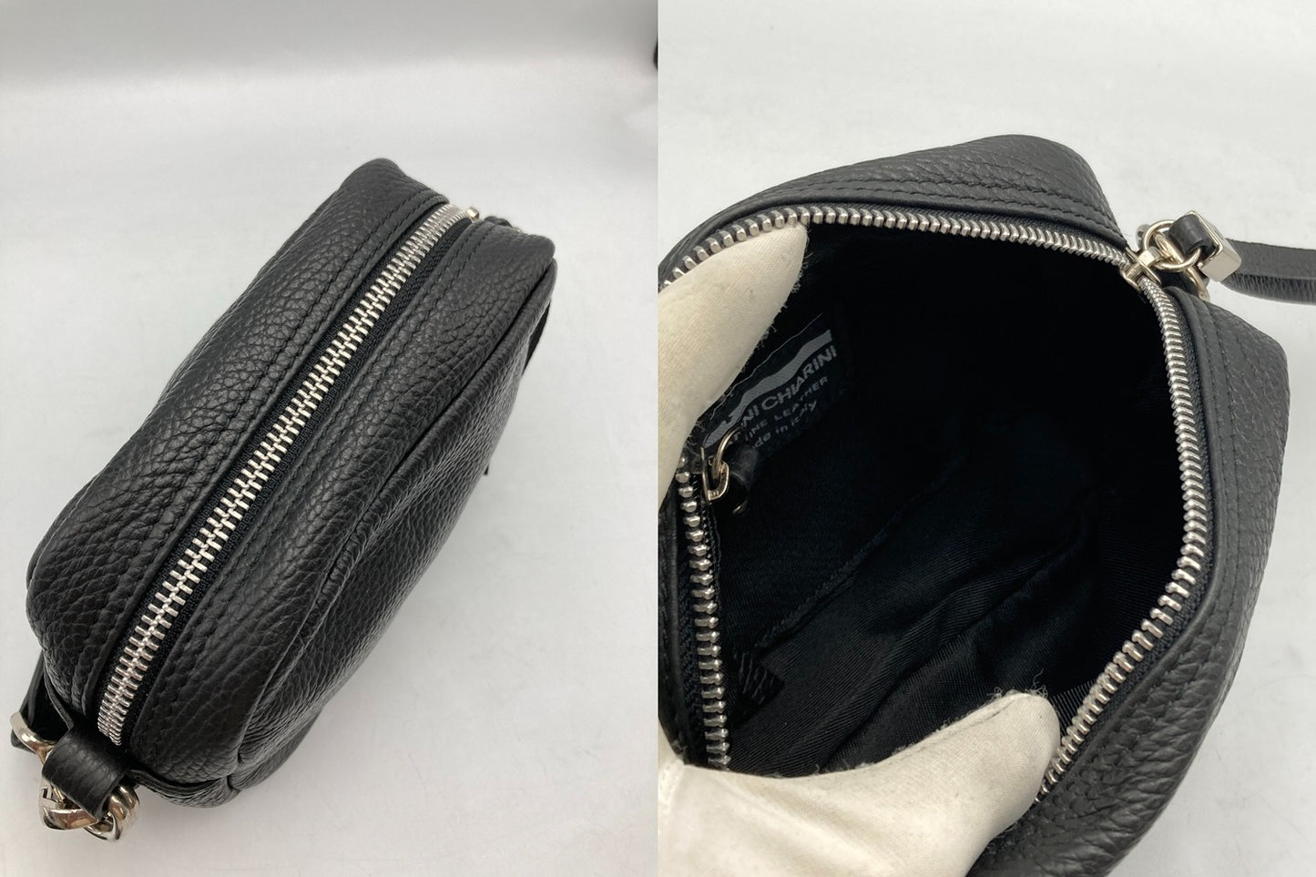 GIANNI CHIARINI ジャンニ キアリーニ レザー 3WAY ショルダーバッグ 中古 D4