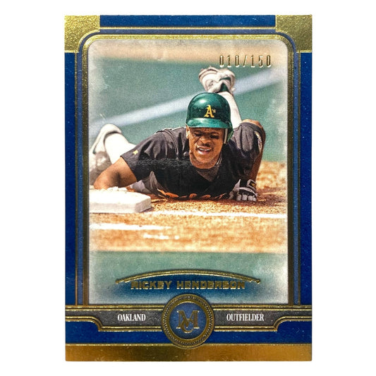 TOPPS MLBカード MUSEUM COLLECTION RICKEY HENDERSON ATHLETICS 010/150 #70 中古 IT2