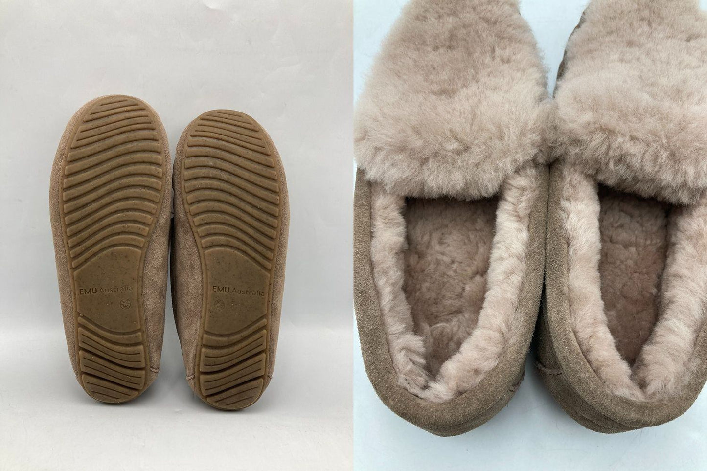 EMU エミュ オーストラリア CAIRNS REVERSE FUR ケアンズ リバース ファー モカシン スリッポン サイズ W7 中古 D4