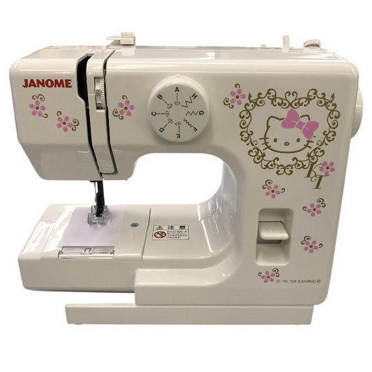 JANOME ジャノメ キティちゃん コンパクトミシン ホワイト KT-35 中古 Y1