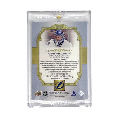 UPPER DECK NHLカード STATURE ANDREI VASILEVSKIY LIGHTNING 12/21 #51 中古 IT1