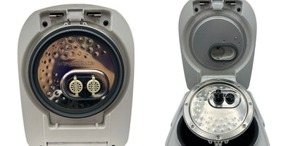 IRIS OHYAMA アイリスオーヤマ 5.5合 圧力IH ジャー炊飯器 RC-PD50-W キッチン家電 ホワイト 銘柄炊き 中古 W４