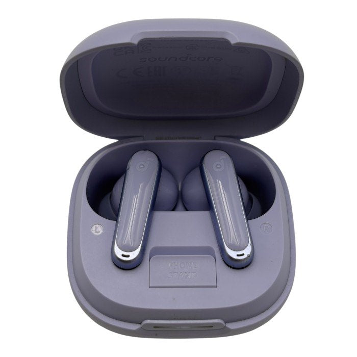 Anker アンカー Soundcore サウンドコア P40i ワイヤレス イヤホン パープル オーディオ Bluetooth 無線 充電式 ノイズキャンセリング 中古 W４