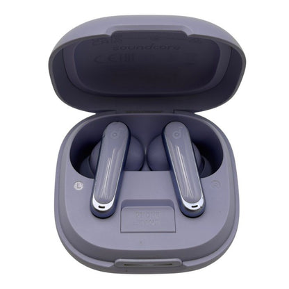 Anker アンカー Soundcore サウンドコア P40i ワイヤレス イヤホン パープル オーディオ Bluetooth 無線 充電式 ノイズキャンセリング 中古 W４