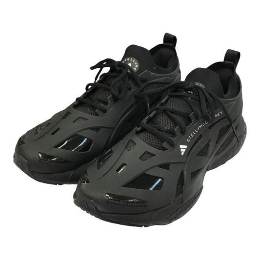 adidas by Stella McCartney ソーラーグライド スニーカー メンズ ローカット ラバー/ニット ランニングシューズ ブラック 28cm HQ5962 中古 T1