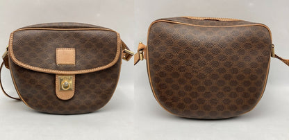 CELINE セリーヌ マカダム ショルダーバッグ 中古 D4