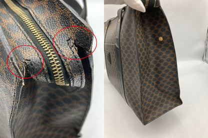 CELINE セリーヌ マカダム トートバッグ MC98/1 中古 D4