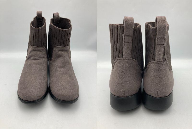 RakkuRakku ラックラック 洗えるストレッチニット はっ水 ブーツ サイズM 中古 D4