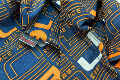 FUBU 総柄 半袖シャツ サイズXL メンズ 中古 D4