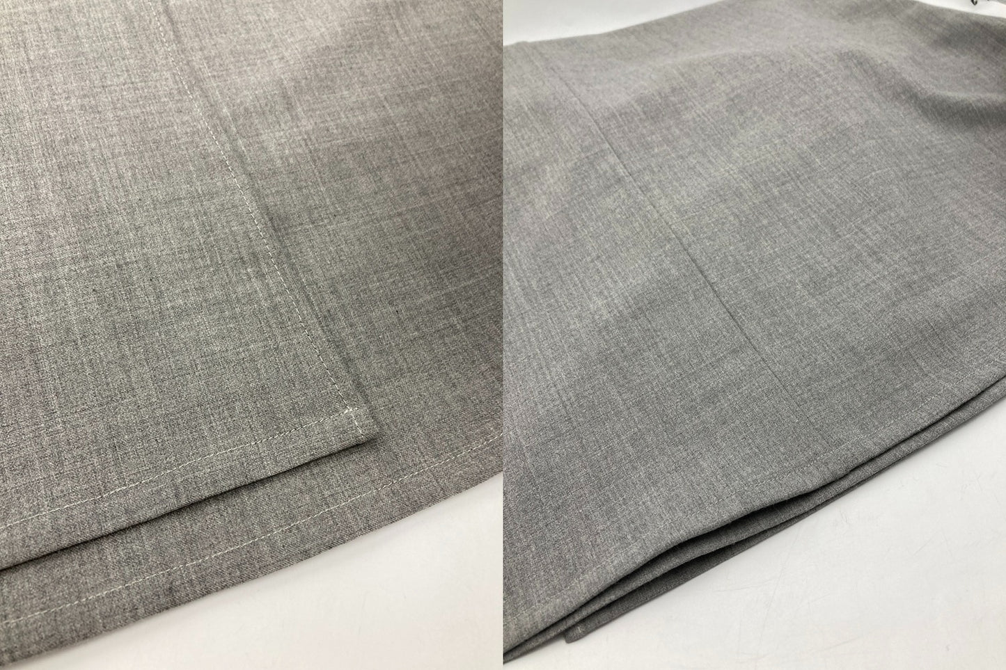 PESERICO ペセリコ ウエストベルト飾り ラップスカート  LS1217115 サイズ40 グレー 中古 D4