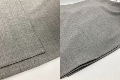 PESERICO ペセリコ ウエストベルト飾り ラップスカート  LS1217115 サイズ40 グレー 中古 D4