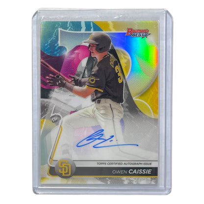 TOPPS MLBカード BOWMAN'S BEST OWEN CAISSIE SAN DIEGO PADRES #B20-OC 中古 IT2