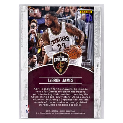PANINI NBAカード HOOPS LEBRON JAMES CLEVELAND CAVALIERS #9 中古 IT1