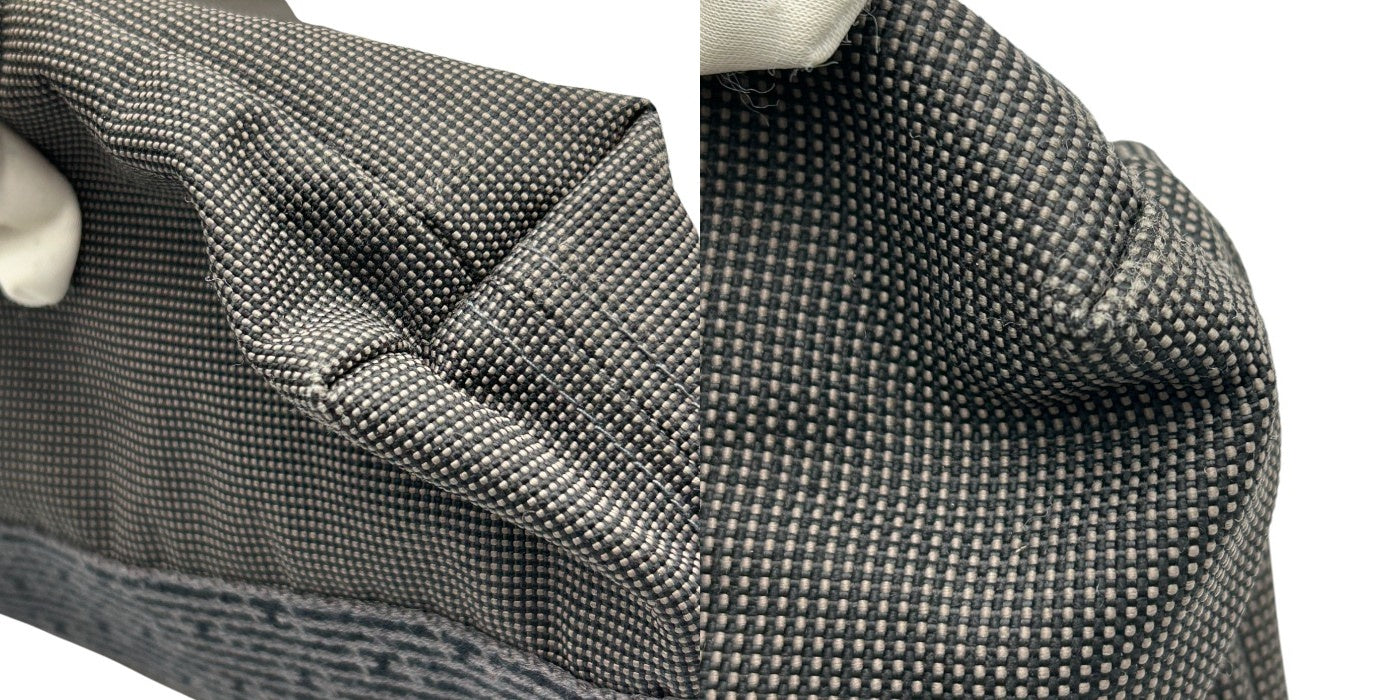 HERMES エルメス エールライン カバス トートバッグ ユニセックス キャンバス ダークグレー ブランド 鞄 通勤 A4 中古 W４