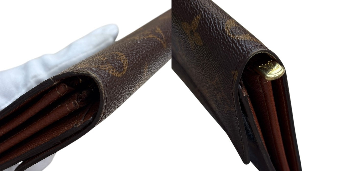 LOUIS VUITTON ルイヴィトン モノグラム ポルトフォイユ サラ M61734 長財布 ブランド レディース メンズ 小銭入れ カード入れ 中古 W４